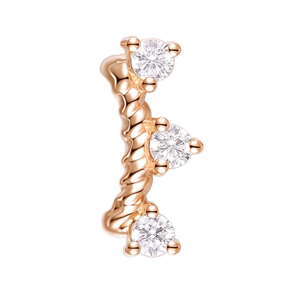 threadless: "Crave" End in Gold with CZ's