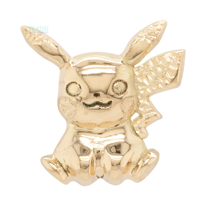 threadless: sitting "Pikachu" End in Gold