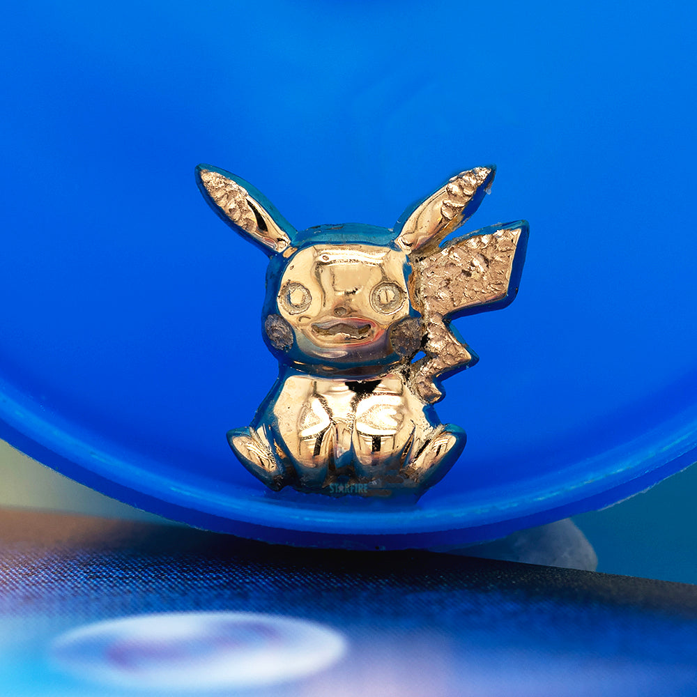 threadless: sitting "Pikachu" End in Gold