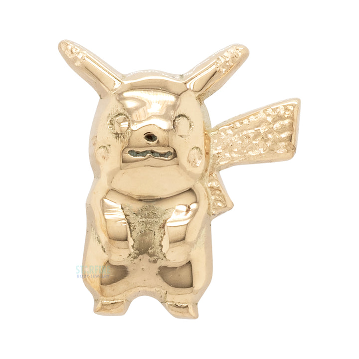 threadless: standing "Pikachu" End in Gold