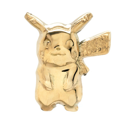 threadless: standing "Pikachu" End in Gold