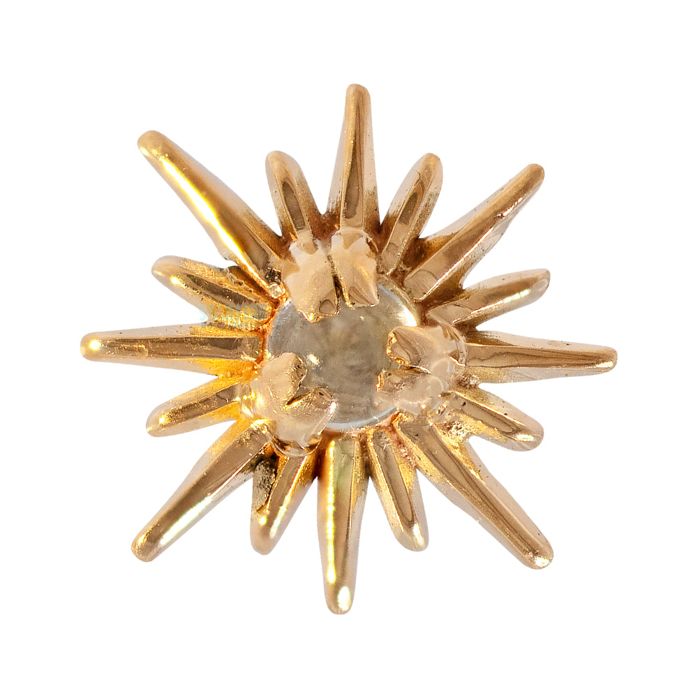 threadless: Sun End in Gold with Gemstone
