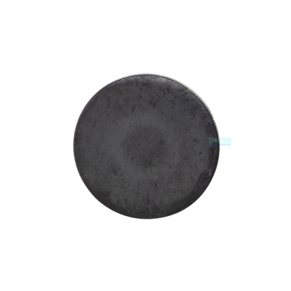 Matte Disk Threaded End in Black Niobium