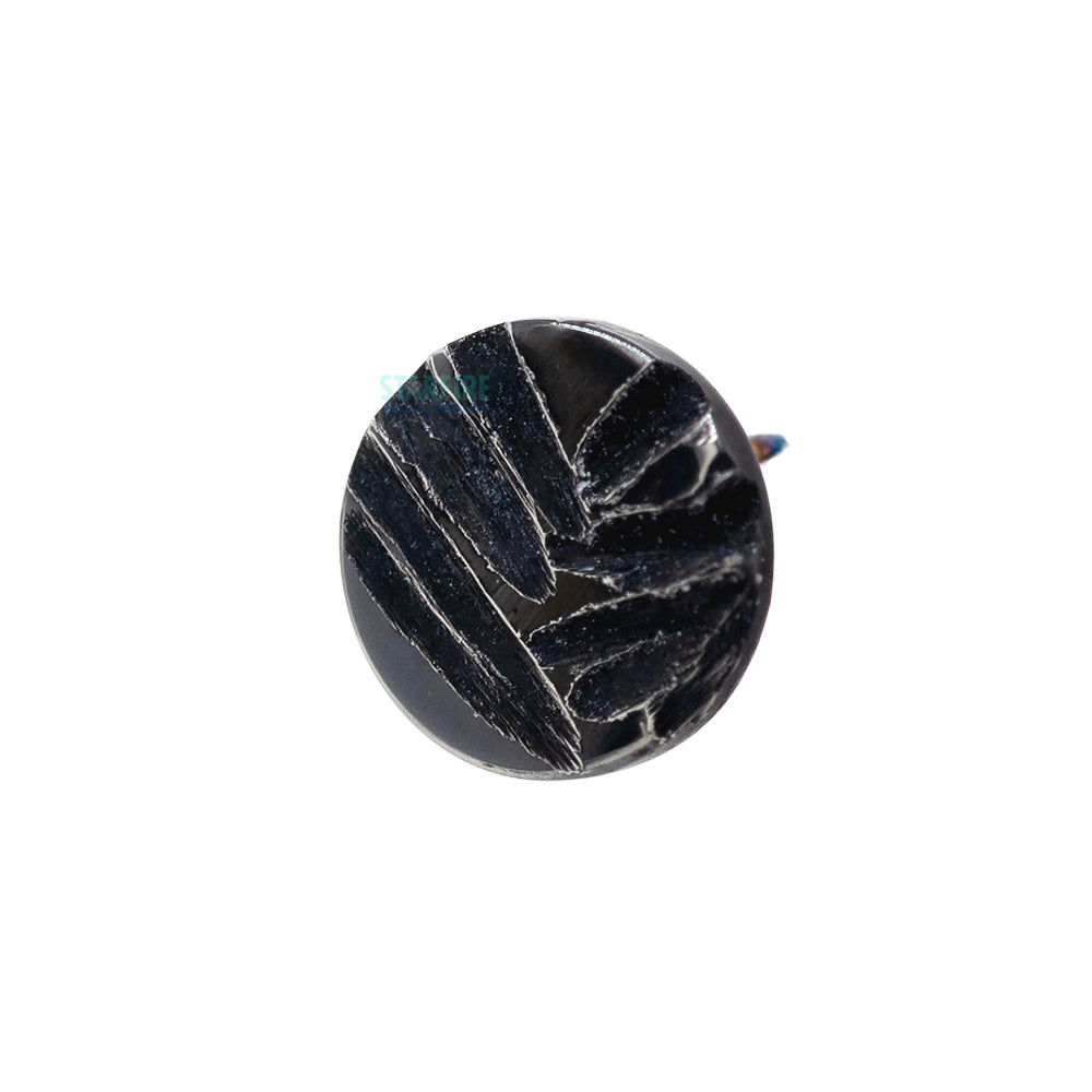 threadless: Evergreen Disk End in Black Niobium