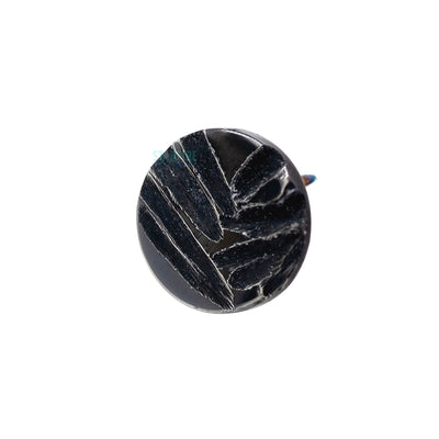 threadless: Evergreen Disk End in Black Niobium