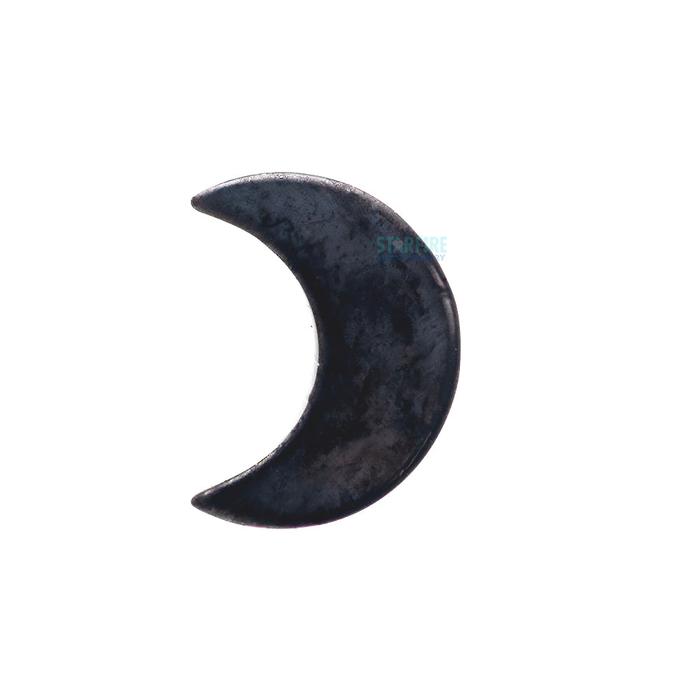 threadless: Matte Crescent Moon End in Black Niobium
