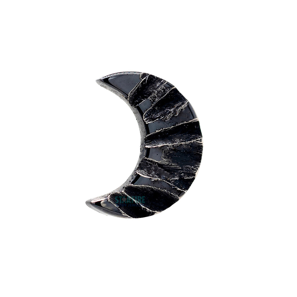 threadless: Wavelength Crescent Moon End in Black Niobium