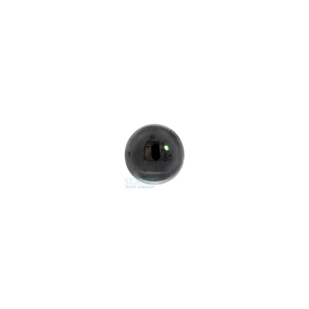 threadless: High Polish Ball End in Black Niobium