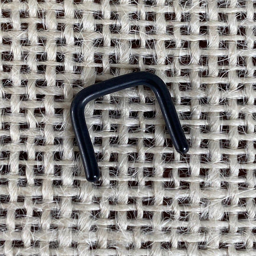 Matte Black Niobium Septum Retainer