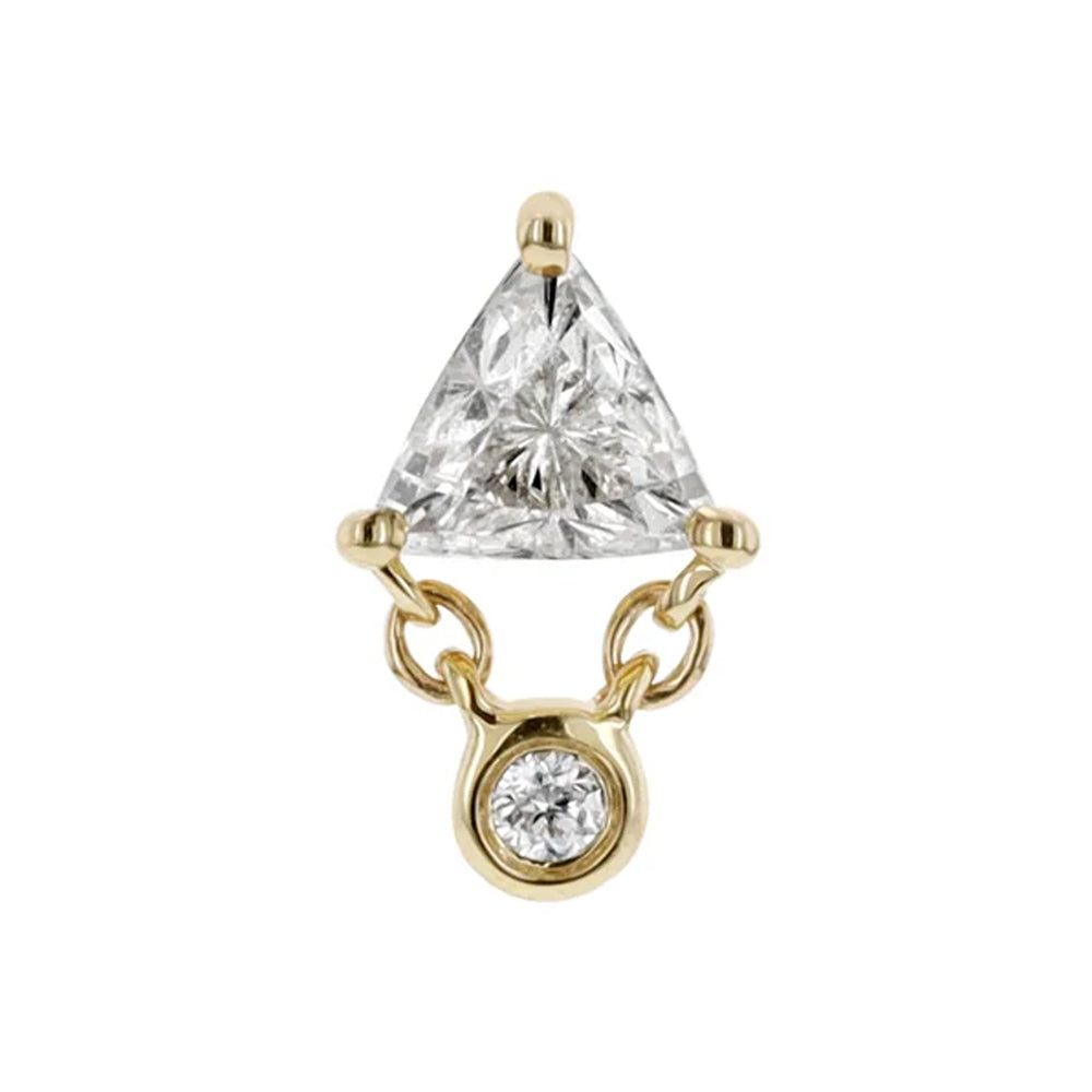 threadless: "Olivia" End in Gold with Genuine Gemstones
