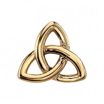 Celtic Knot Threaded End in Gold & Platinum