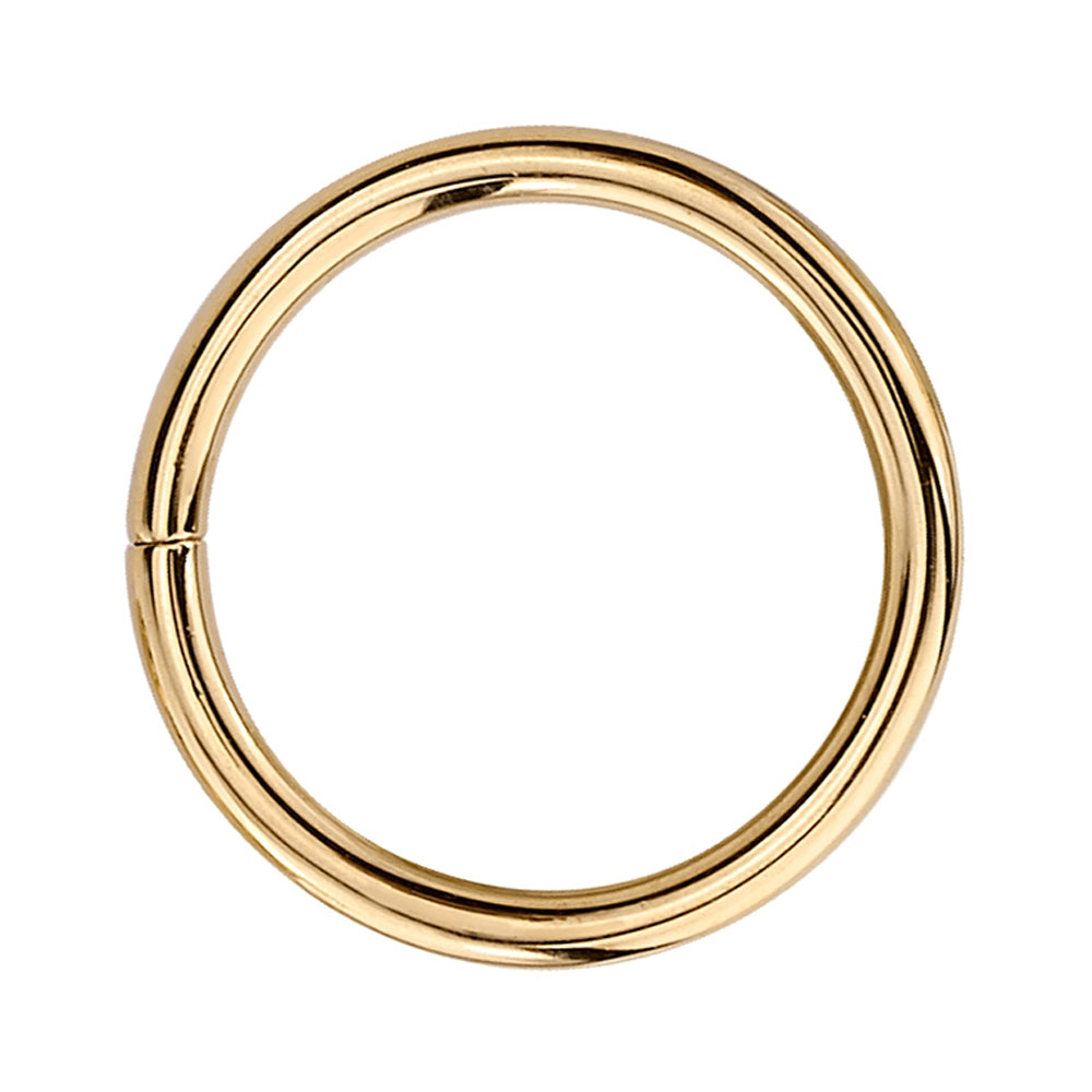 Classic Seam Ring in Gold & Platinum