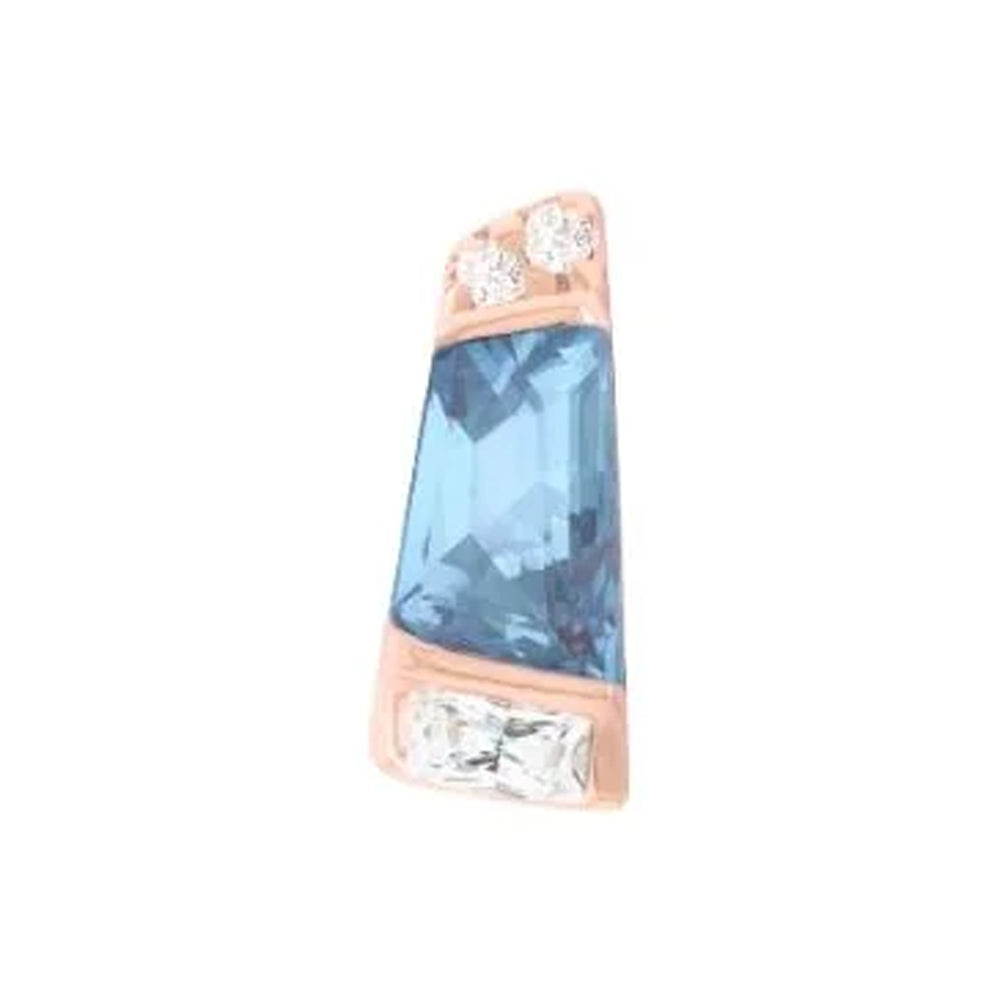 threadless: "Saboteur" End in Gold with London Blue Topaz & CZ's