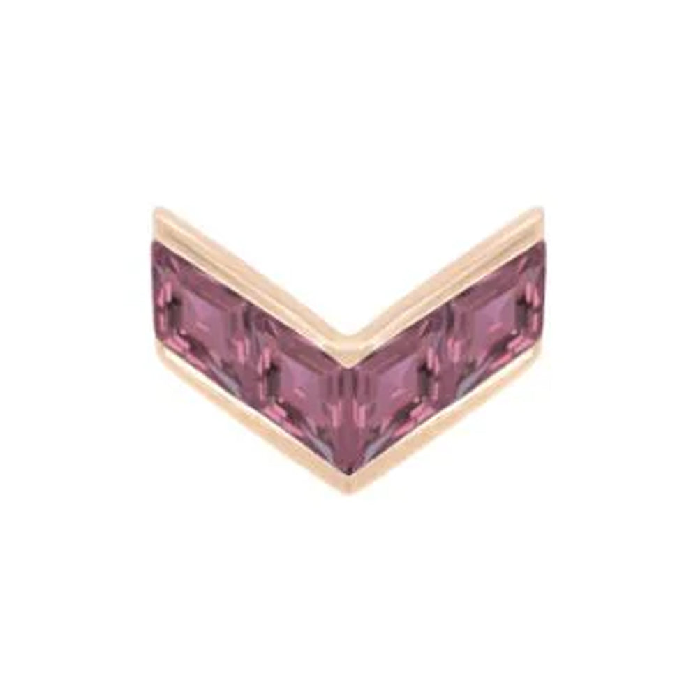 threadless: "Rave" End in Gold with Amethyst