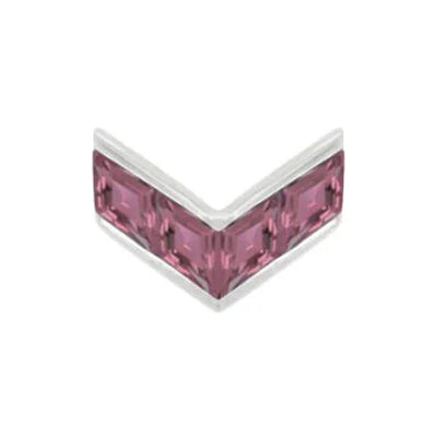 threadless: "Rave" End in Gold with Amethyst