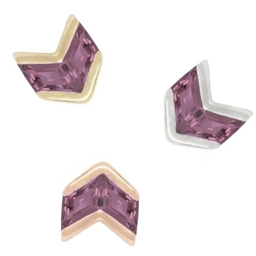 threadless: "Vande" End in Gold with Amethyst