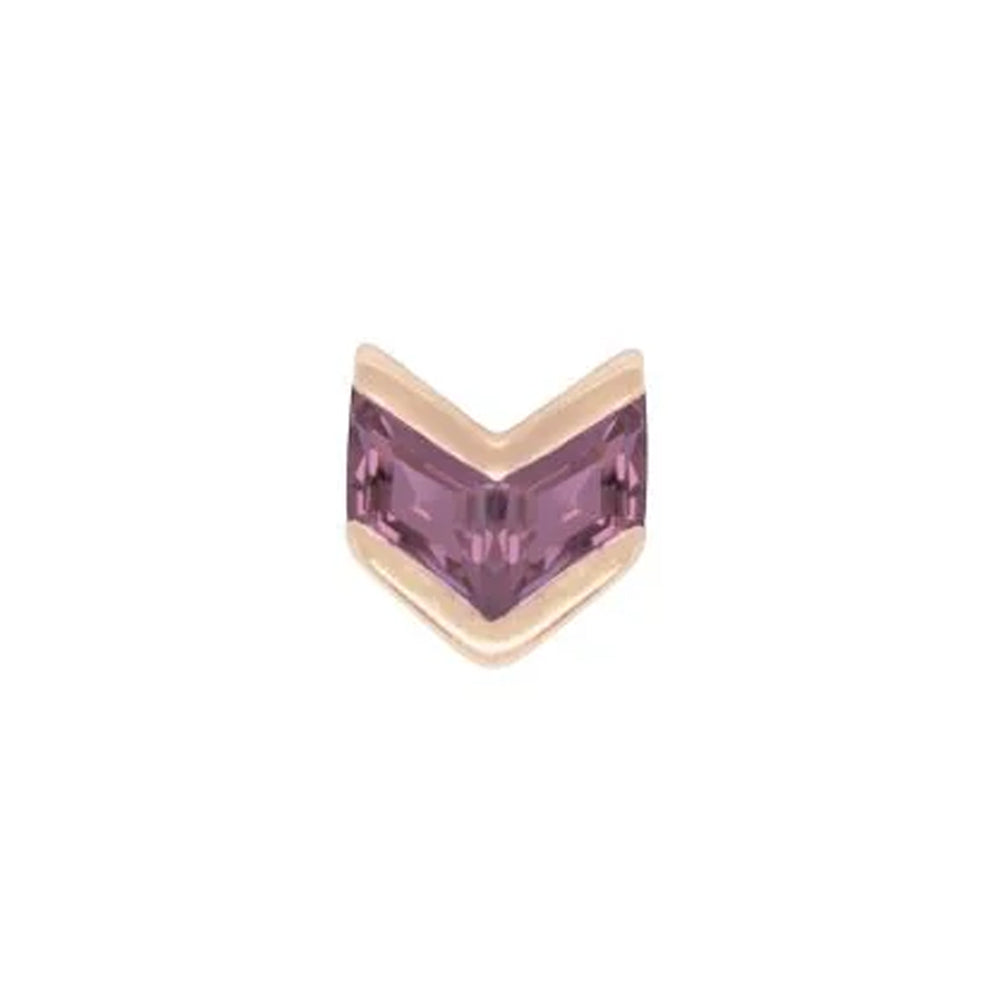 threadless: "Vande" End in Gold with Amethyst