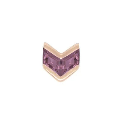 threadless: "Vande" End in Gold with Amethyst