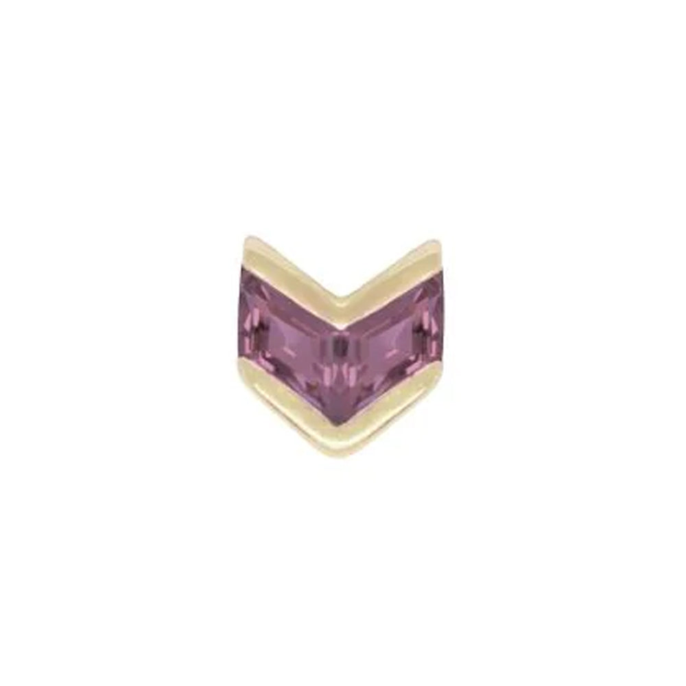 threadless: "Vande" End in Gold with Amethyst