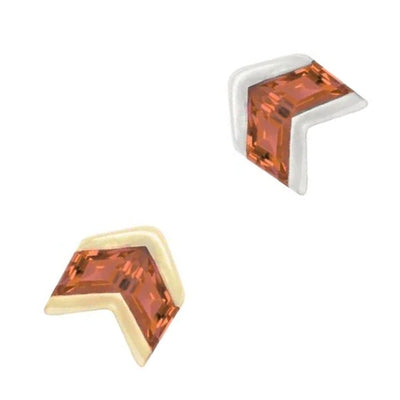 threadless: "Vande" End in Gold with Garnet