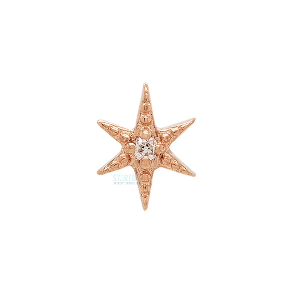 threadless: "Mayte" End in Gold with Diamond
