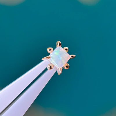 threadless: "Cassandra" End in Gold with Gemstone