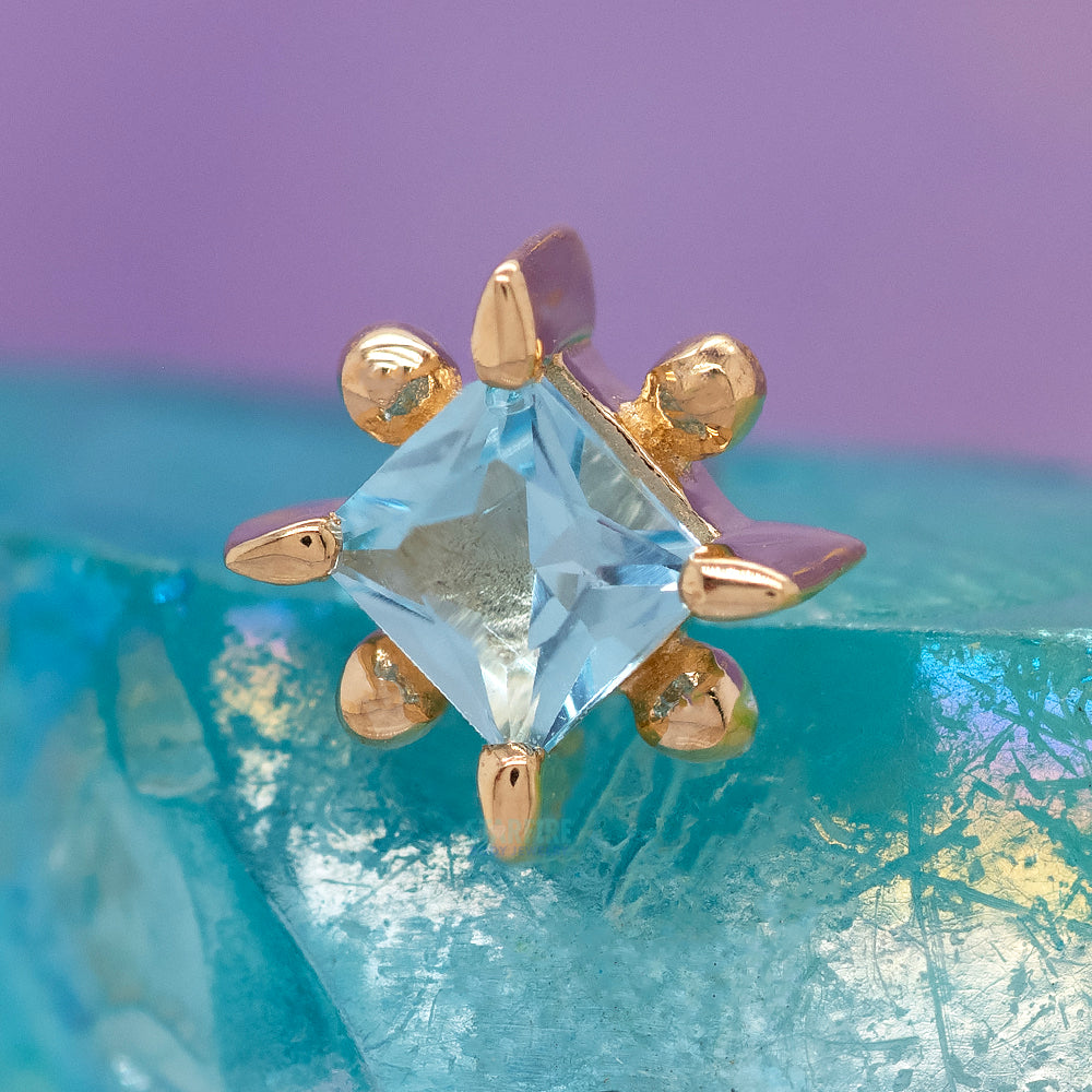 threadless: "Cassandra" End in Gold with Gemstone