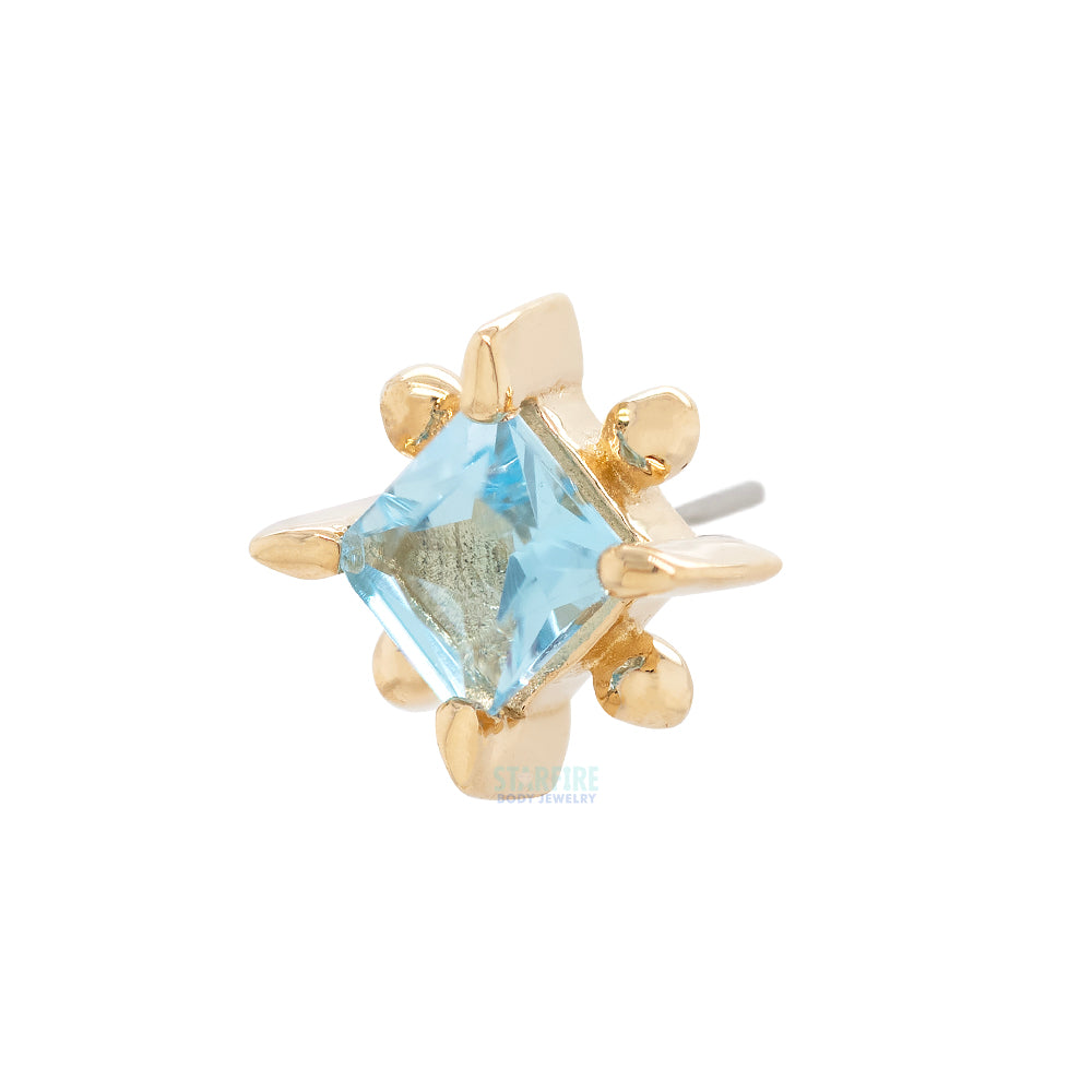 threadless: "Cassandra" End in Gold with Gemstone