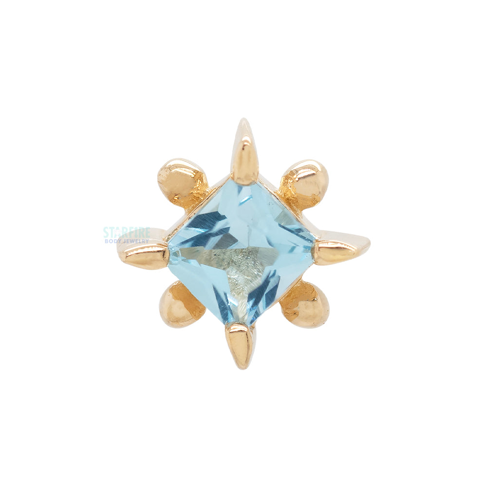 threadless: "Cassandra" End in Gold with Gemstone