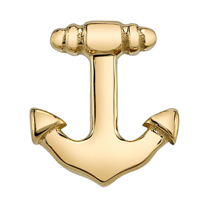 Anchor Threaded End in Gold