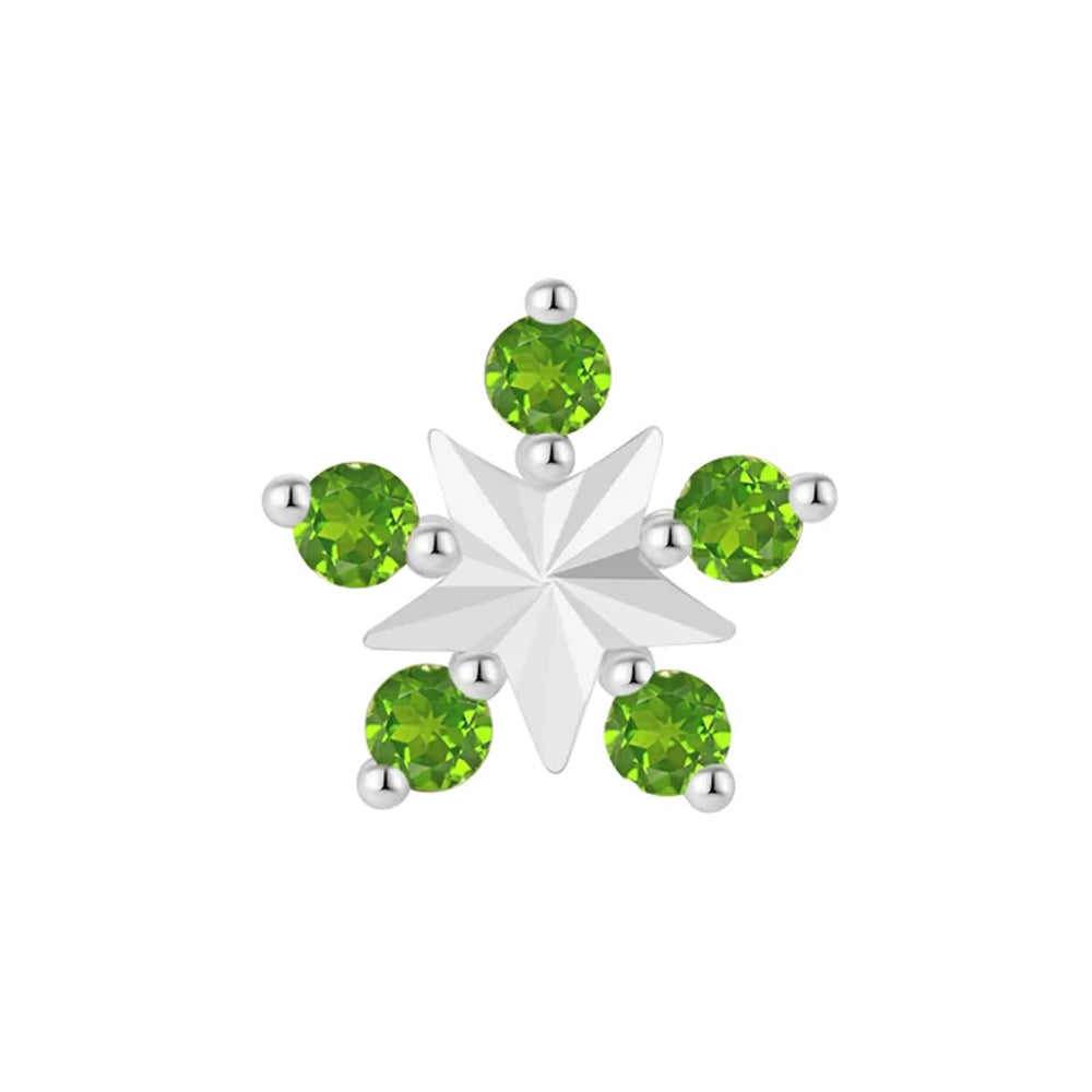 threadless: "Cosmo" End in Gold with Chrome Diopside