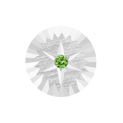 threadless: "Aspiration" End in Gold with Chrome Diopside