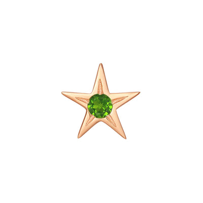 threadless: "Atlas" End in Gold with Chrome Diopside