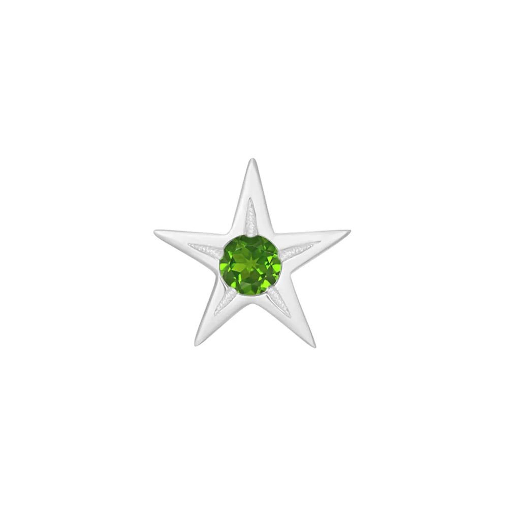 threadless: "Atlas" End in Gold with Chrome Diopside