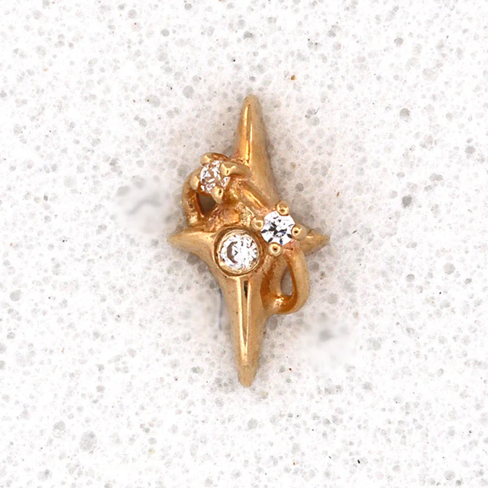 threadless: "Believers" End in Gold with CZ's