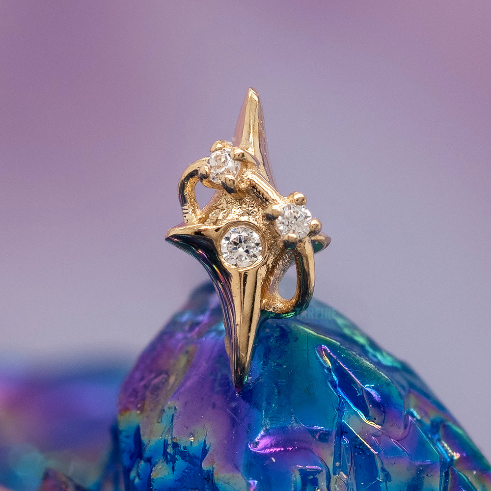 threadless: "Believers" End in Gold with CZ's