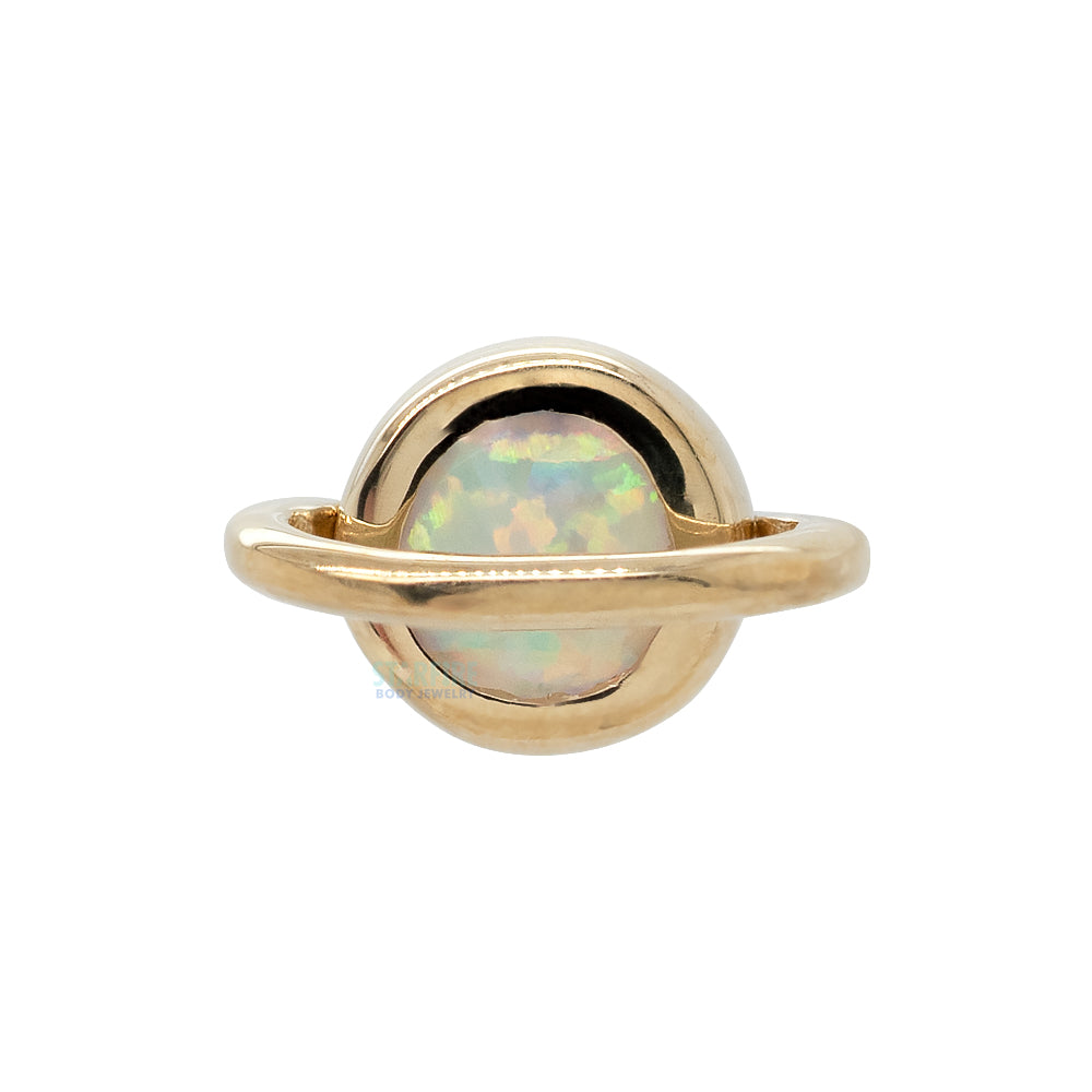 threadless: "Saturn 3" End in Gold with Gemstone