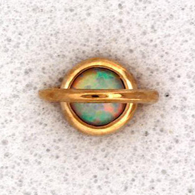 threadless: "Saturn 3" End in Gold with Gemstone