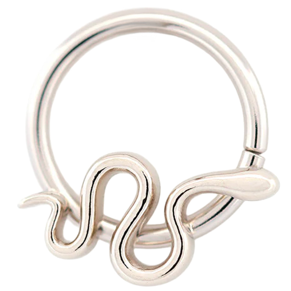 "Danger Noodle" Seam Ring in Gold