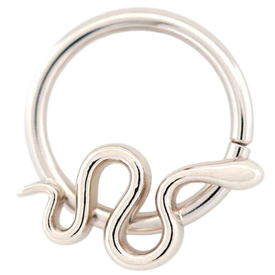 "Danger Noodle" Seam Ring in Gold