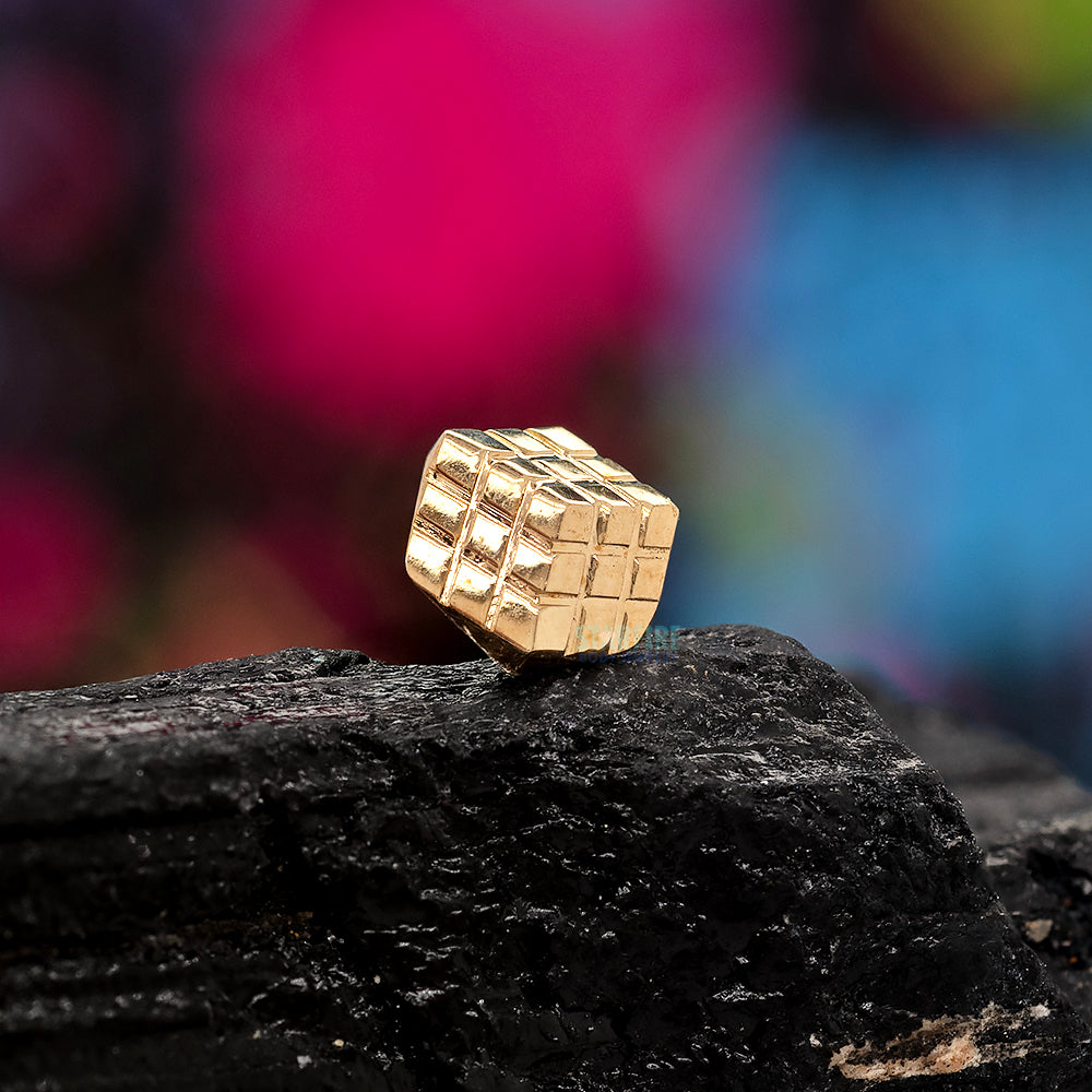 threadless: "Rude Bits Cube" End in Gold