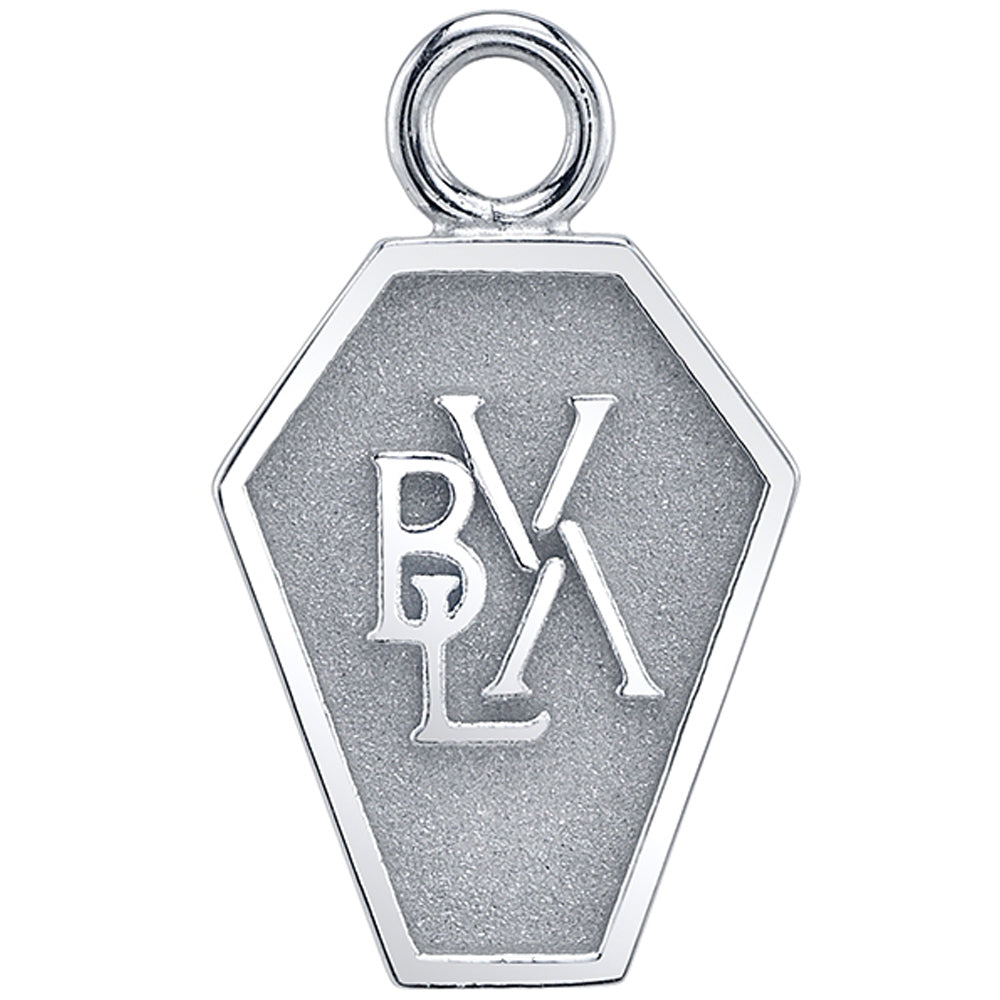"'Til Death" Charm in Gold & Platinum