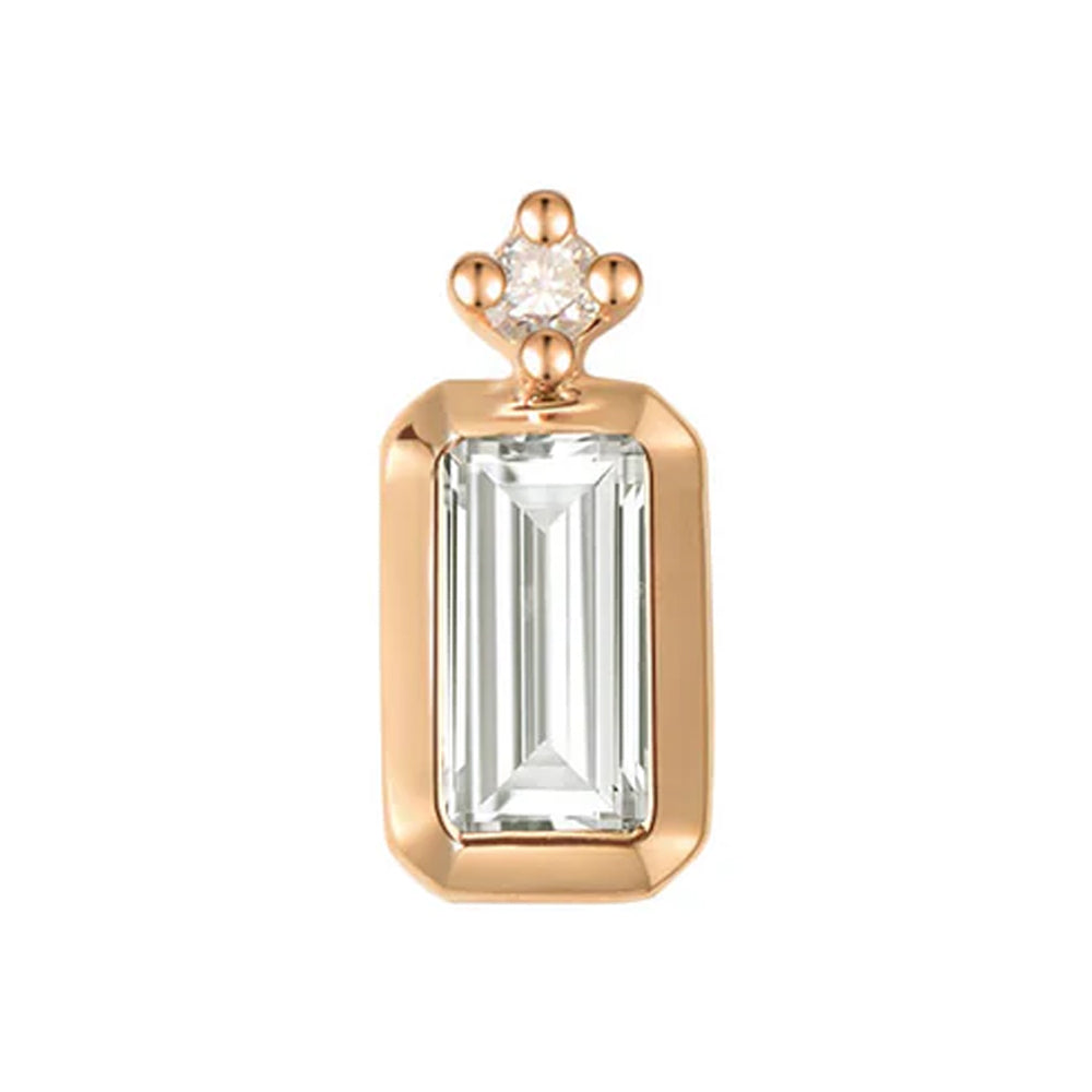 threadless: "Chloe" End in Gold with Diamonds
