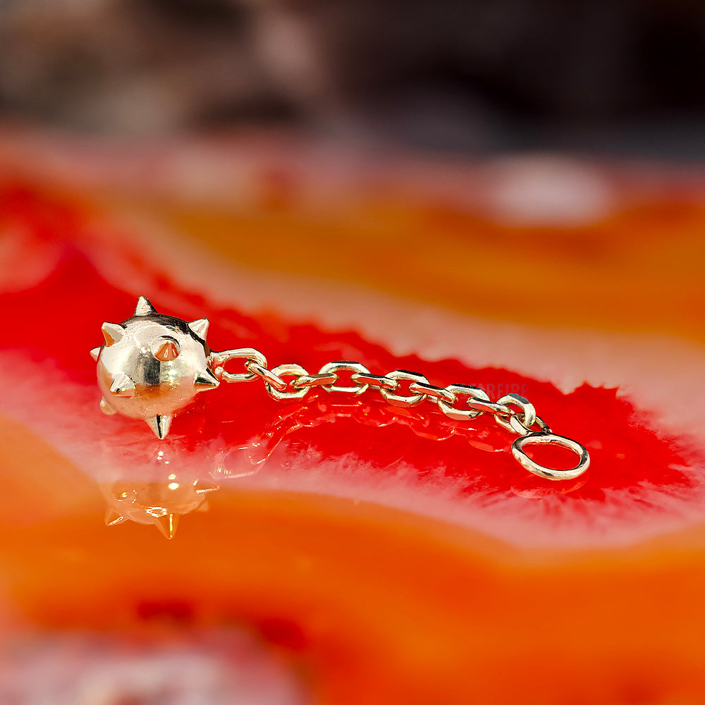 "The Algorithm" Chain Charm in Gold