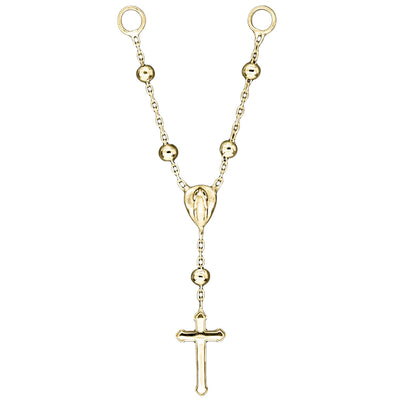 "Ave Maria" Chain Attachment in Gold