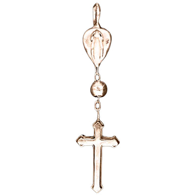 "Ave Maria" Charm in Gold