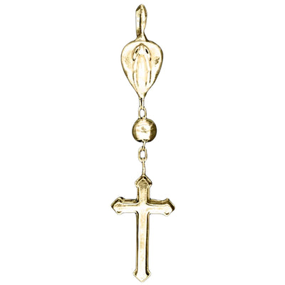 "Ave Maria" Charm in Gold