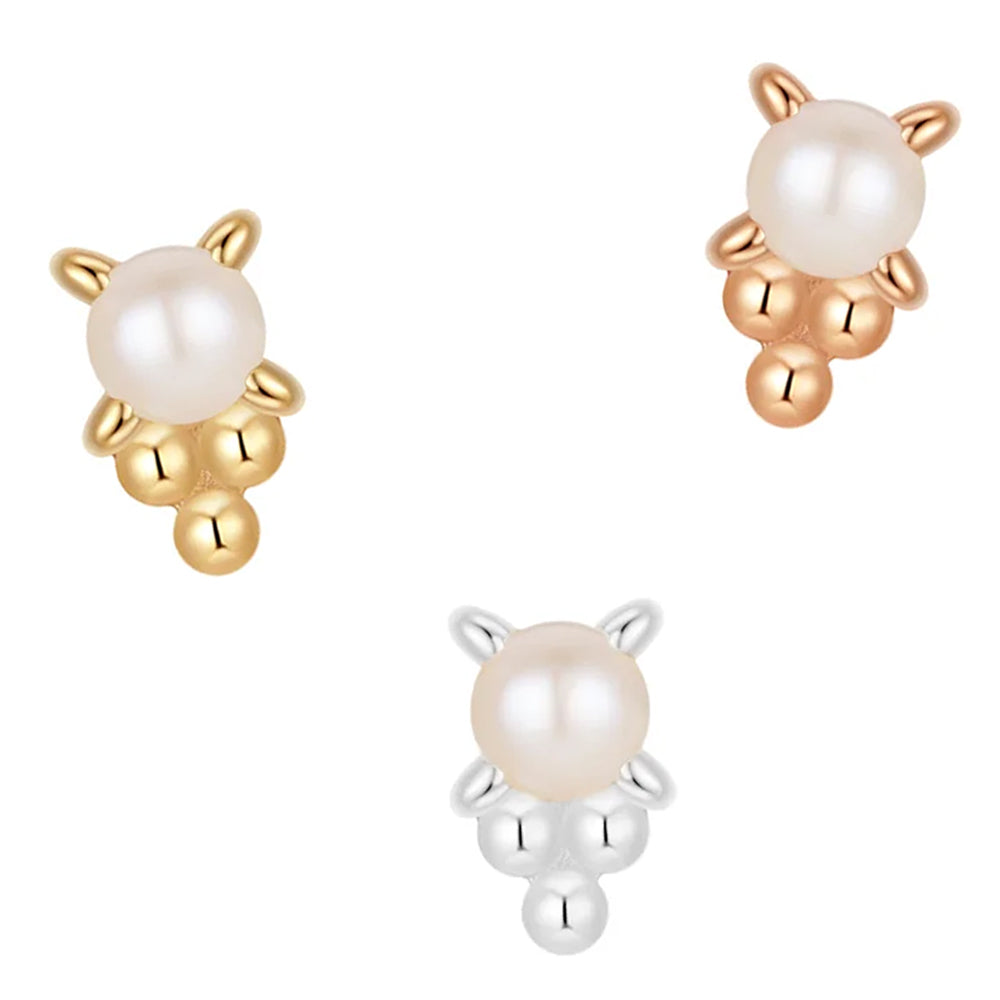 threadless: "Bon Bon" End in Gold with Pearl