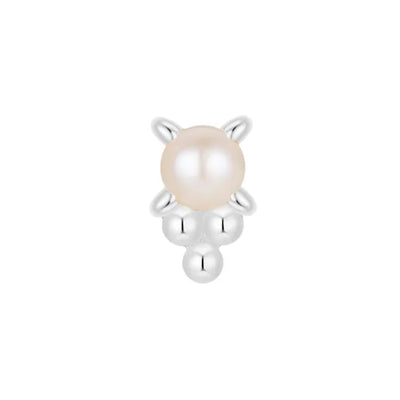 threadless: "Bon Bon" End in Gold with Pearl