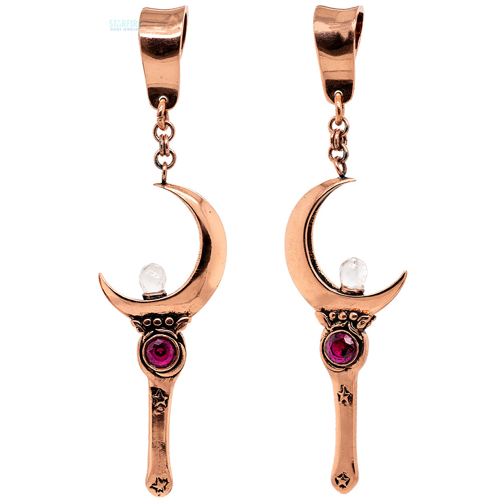 "Moon Sticks" Weights with Gemstones